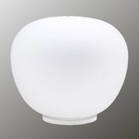Fabbian Lumi Mochi bordslampa, liggande, Ø 38 cm