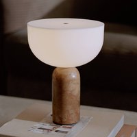New Works Kizu rechargeable table lamp Breccia Pernice