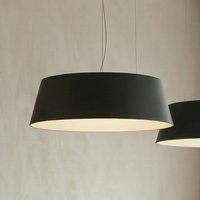 Lucande LED-pendellampa Belsar, svart, aluminium, CCT