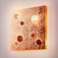 Knikerboker Buchi vägglampa 60x60cm bladkoppar