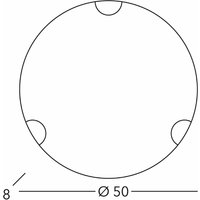 austrolux Kolarz taklampa Nonna, Ø 50 cm, blommig blå, glas
