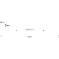 Luminaire pour locaux humides OSRAM LED SUBMARINE SLIM VALUE, 153 cm, IP65