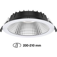 The Light Group SLC Shift LED-inbyggnadsspona Ø 22,8cm CCT, vit