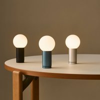 HAY LED-bordslampa TURN ON, svart, höjd 20 cm, dimbar