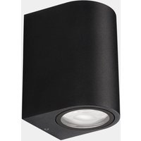Applique d'extérieur LEDS-C4 Eko Single, noir, largeur 7 cm, aluminium