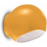 Ferroluce Ayrton keramisk vägglampa, gul