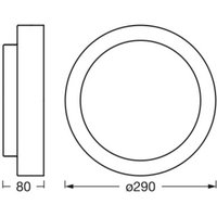 Ledvance Orbis Madrid taklampa nickel