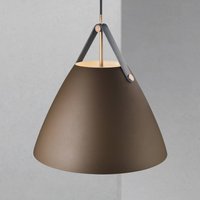 DFTP by Nordlux Strap pendant light with beige metal shade, 36 cm