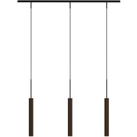 Audo Copenhagen Audo hänglampa Tubulaire Rail, 3 lampor, bronsfärgad, aluminium