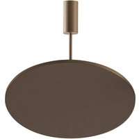 OLEV LED-Deckenlampe FLUENTIS, braun, Ø 54 cm Metall 2.700 K