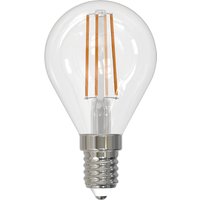 Arcchio LED-dropplampa, droppformad, E14, 4W, klar, 2700K