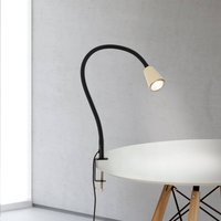 ORION Dotty table lamp, khaki, height 65 cm, clamp, GU10