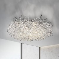 Paul Neuhaus Ricicle ceiling light, crystal pendant, Ø 80 cm