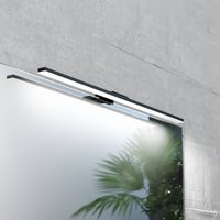 MCJ LED mirror light Triga IP44 black 60cm, 3,000K