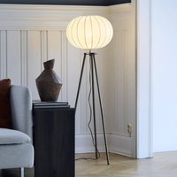 PR Home Base floor lamp, bronze, height 125 cm, textile