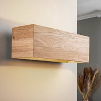 Envostar Kubiko vägglampa, ek oljad