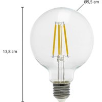 Arcchio LED-globlampa, G95 E27 3,8W, 2700Kl 806lm