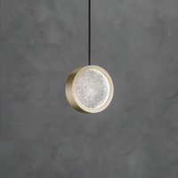 Sil-Lux Yo-Yo B LED pendant light, 1-bulb, gold