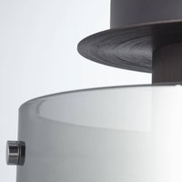 Brilliant Taklampa Beth med rökglasskärm, 1 lampa