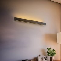 Nowodvorski Lighting Vägglampa Soft, bredd 90 cm, grafit, aluminium, G13