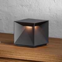 Sigor Lampe à poser LED rechargeable Nutalis, gris graphite, IP54, à intensité