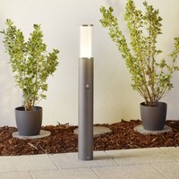 Albert Leuchten Perfect bollard light Elvio with a motion detector