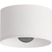 Zambelis Spot pour plafond extérieur LED S134 Ø 6,5 cm, blanc sable