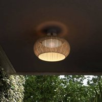 Bover utomhustaklampa Perris, brun/brun, Ø 47 cm