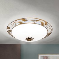 Lampa sufitowa Fleur, złoto antyczne, Ø 50 cm