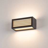 SLV Box L E27 outdoor wall light, anthracite