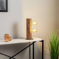 Envostar Beam lampe de table 2 lampes, pin foncé