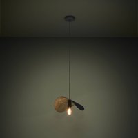 EGLO Stars Of Light hänglampa Saceda L. 41 cm svart/guld