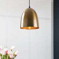 Opviq Tattoo pendant light 2372, antique gold, metal, Ø 20 cm