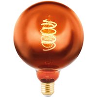 EGLO LED-glob E27 G125 4W 2 000 K filament koppar