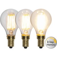 STAR TRADING LED-lampa E14 4W Soft Glow 3-step dimbar