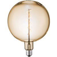 Lucande LED globe bulb, E27 4W, Ø 18 cm, 2700K, amber