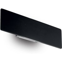 Ideallux LED-vägglampa Zig Zag svart, bredd 29 cm