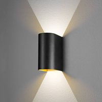 Egger Licht EGG LED-vägglampa DLS Feeling, svart-guld