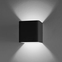 Egger Licht Egger DLS Applique murale Gino, noir 3.000 K 10x10 cm intensité variable