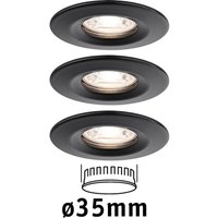 Paulmann Nova Mini downlight 3-set rigid black