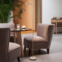 Vibia Pin 1660 LED-golvlampa, 125 cm, krämfärgad