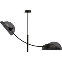 EMIBIG LIGHTING Taklampa Gladio, svart, 2 lampor