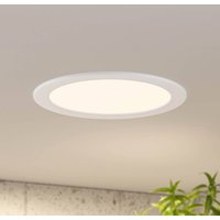 Prios lampe encastrable LED Cadance, blanc, 24 cm, CCT, IP44