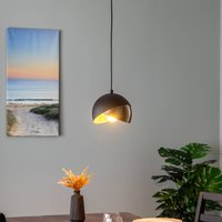 Opviq Pendant light Berceste 252-S Ø20cm black/gold