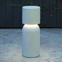 Luceplan Nui A LED patio light in concrete DALI