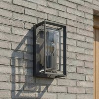 Arcchio utomhusvägglampa Ismera, 25 cm, antracit, sensor