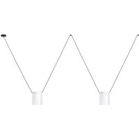 LEDS-C4 Attic Double cylindre Ø 15cm blanche