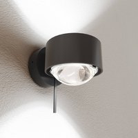 Top Light Puk! 80 Wall LED spot clear lenses matt anthracite