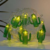 Konstsmide Season Cacti LED string lights, battery-powered