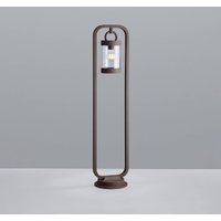 Trio Lighting Väglampa SAMBESI, rostfärgad, höjd 100 cm, metall, IP44